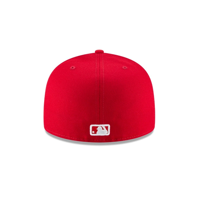 Los Angeles Dodgers Scarlet Basic 59FIFTY Fitted Hat