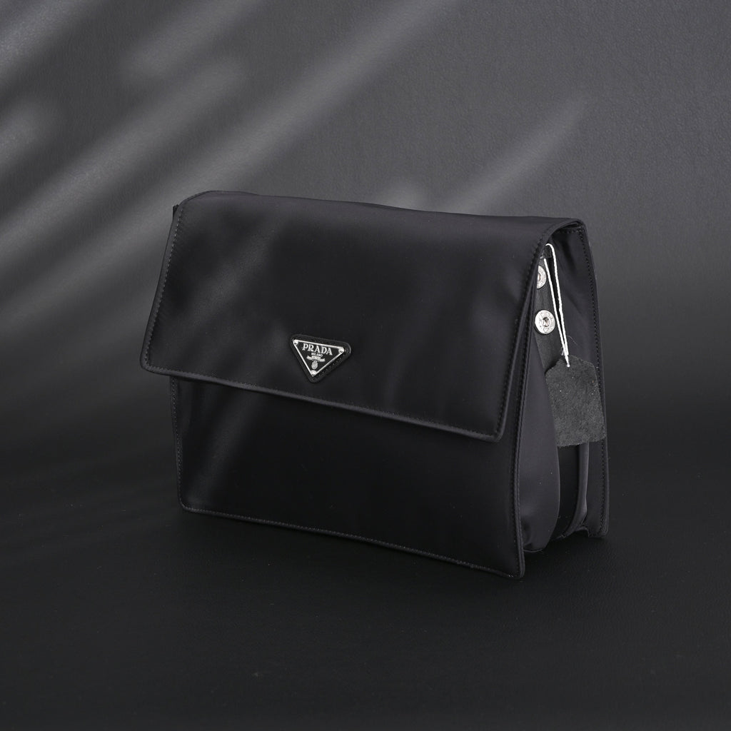 Prada Nylon Black Messenger Bag