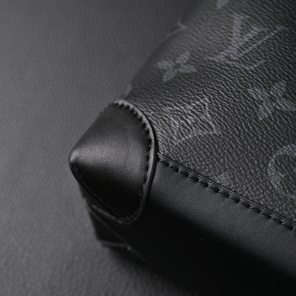 Louis Vuitton Soft Trunk Messenger – Monogram Eclipse Canvas with Silver Chain