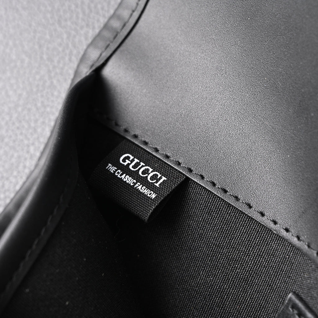 Gucci Ophidia GG Supreme Belt Bag – Black/Grey with Web Strap