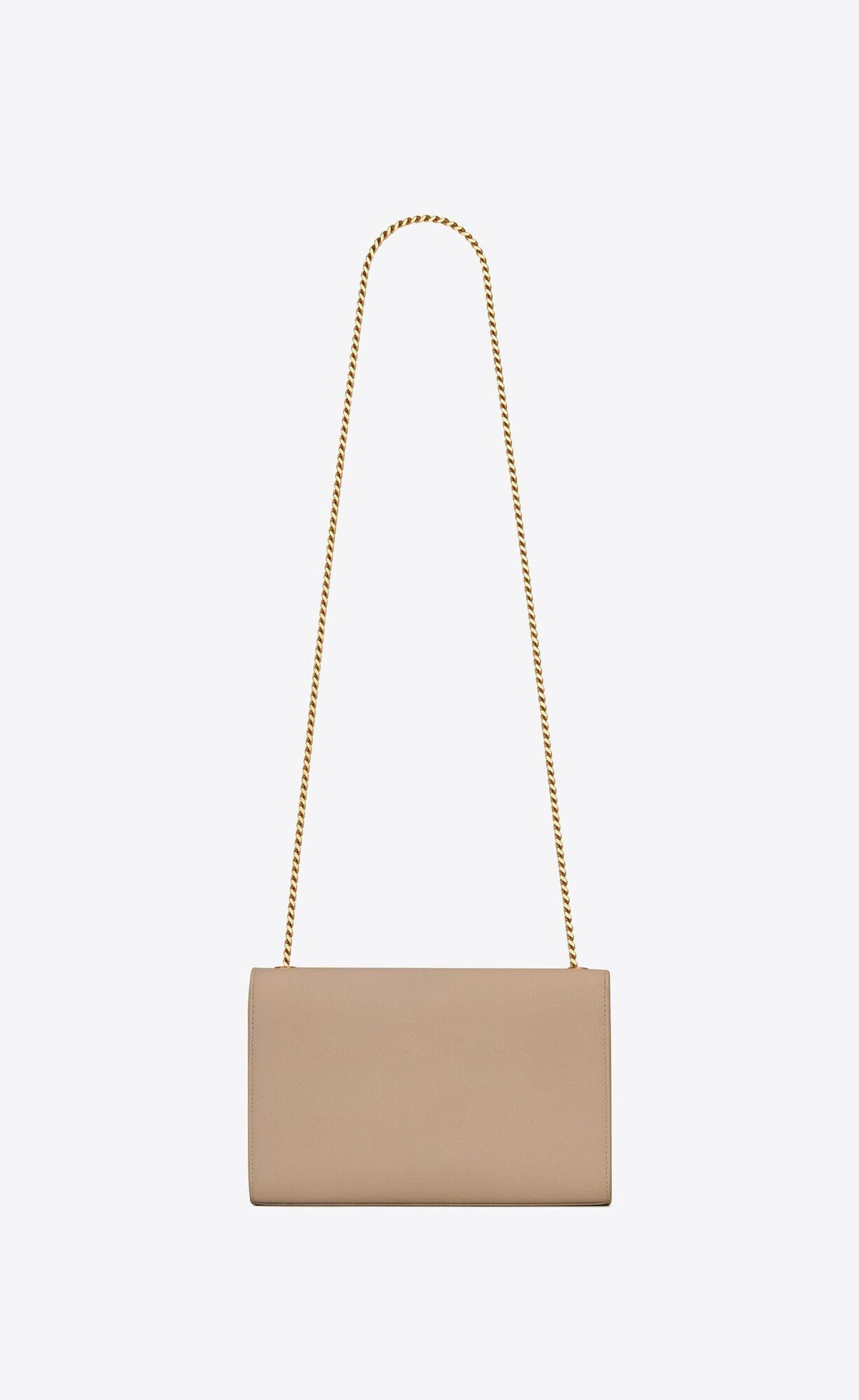 YSL Kate Medium Chain Bag In Grain De Poudre Embossed Leather
