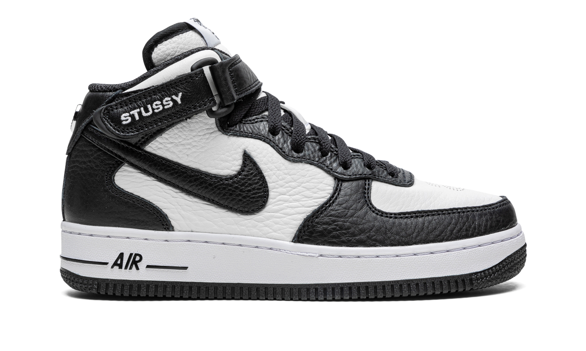Air Force 1 Mid "Stussy - Light Bone Black" DJ7840 002